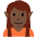 Elf Dark Skin Tone Emoji from Twemoji Set