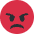Enraged Face Emoji from Twemoji Set