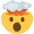 Exploding Head Emoji from Twemoji Set