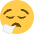 Face Exhaling Emoji from Twemoji Set