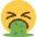 Face Vomiting Emoji from Twemoji Set