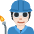 Factory Worker Light Skin Tone Emoji from Twemoji Set