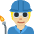 Factory Worker Medium Light Skin Tone Emoji from Twemoji Set