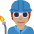 Factory Worker Medium Skin Tone Emoji from Twemoji Set