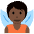 Fairy Dark Skin Tone Emoji from Twemoji Set