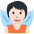 Fairy Light Skin Tone Emoji from Twemoji Set