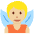 Fairy Medium Light Skin Tone Emoji from Twemoji Set