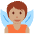 Fairy Medium Skin Tone Emoji from Twemoji Set