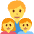 Family Man Girl Boy Emoji from Twemoji Set