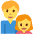 Family Man Girl Emoji from Twemoji Set