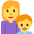 Family Woman Boy Emoji from Twemoji Set