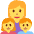 Family Woman Girl Boy Emoji from Twemoji Set