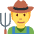 Farmer Emoji from Twemoji Set