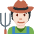 Farmer Light Skin Tone Emoji from Twemoji Set