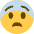 Fearful Face Emoji from Twemoji Set