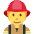 Firefighter Emoji from Twemoji Set
