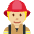 Firefighter Medium Light Skin Tone Emoji from Twemoji Set