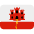 Flag Gibraltar Emoji from Twemoji Set