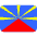 Flag Réunion Emoji from Twemoji Set