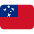 Flag Samoa Emoji from Twemoji Set