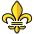 Fleur De Lis Emoji from OpenMoji Set