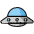 Flying Saucer Emoji from OpenMoji Set