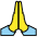 Folded Hands Emoji from OpenMoji Set