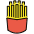 French Fries Emoji from OpenMoji Set