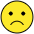 Frowning Face Emoji from OpenMoji Set