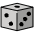 Game Die Emoji from OpenMoji Set