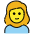 Girl Emoji from OpenMoji Set