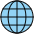 Globe With Meridians Emoji from OpenMoji Set