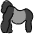 Gorilla Emoji from OpenMoji Emoji Set