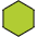 Green Hexagon Emoji from OpenMoji Set