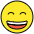Grinning Face With Smiling Eyes Emoji from OpenMoji Set