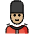 Guard Medium Light Skin Tone Emoji from OpenMoji Set