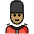 Guard Medium Skin Tone Emoji from OpenMoji Set