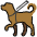 Guide Dog Emoji from OpenMoji Set