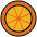 Half Orange Fruit Emoji from OpenMoji Set