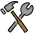 Hammer And Wrench Emoji from OpenMoji Set