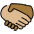 Handshake Medium Light Skin Tone Medium Dark Skin Tone Emoji from OpenMoji Set