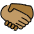 Handshake Medium Skin Tone Medium Dark Skin Tone Emoji from OpenMoji Set