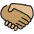 Handshake Medium Skin Tone Medium Light Skin Tone Emoji from OpenMoji Set