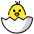 Hatching Chick Emoji from OpenMoji Set