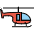 Helicopter Emoji from OpenMoji Set