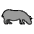 Hippopotamus Emoji from OpenMoji Set