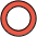 Hollow Red Circle Emoji from OpenMoji Set