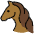 Horse Face Emoji from OpenMoji Set