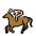 Horse Racing Light Skin Tone Emoji from OpenMoji Set