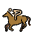 Horse Racing Medium Light Skin Tone Emoji from OpenMoji Set
